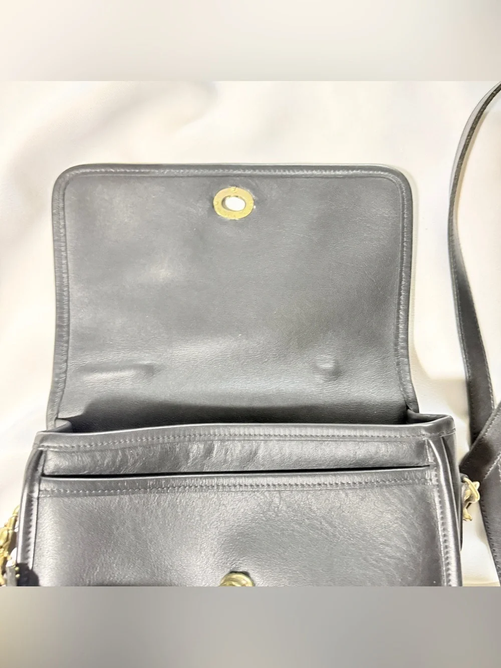 Vintage Coach Court Bag 9870 Black
